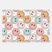 Face Wrapping Paper Geschenkpapier Set (Vorderseite 3)