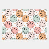 Face Wrapping Paper Geschenkpapier Set (Vorderseite 2)