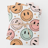 Face Wrapping Paper Geschenkpapier Set (Beispiel)