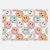 Face Wrapping Paper Geschenkpapier Set (Vorderseite)
