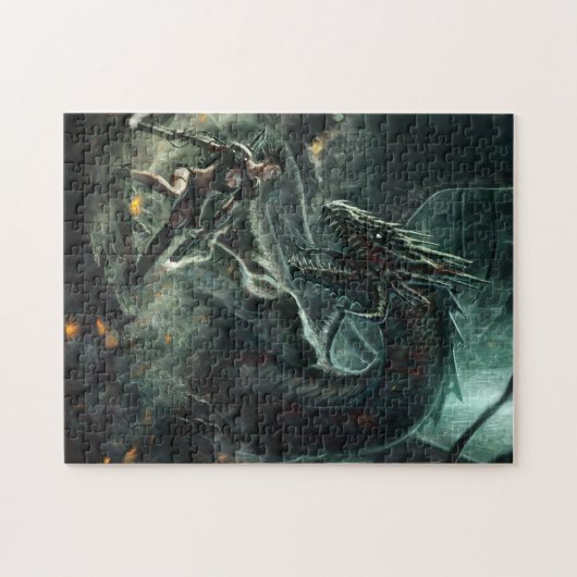 Face zu Drachen Puzzle (Horizontal)