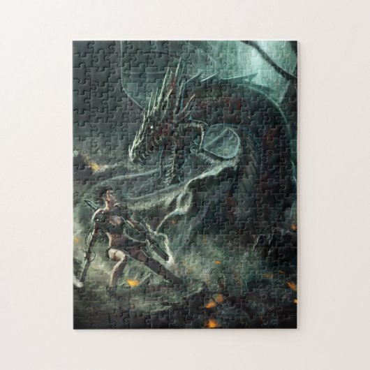 Face zu Drachen Puzzle (Vertikal)
