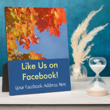 Facebook-Adresse hier anmelden Like Us Herbstblätt