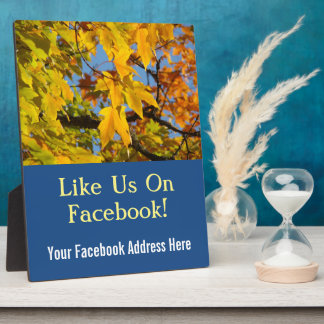 Facebook Adresse hier Schilder Zähler Plaketten He Fotoplatte