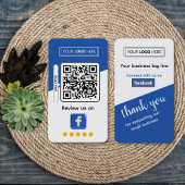 Facebook Business Review mit QR-Code Visitenkarte