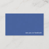 Facebook CC0213 Visitenkarte (Rückseite)