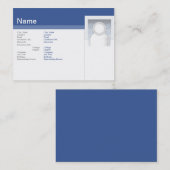 Facebook - Chubby Visitenkarte (Vorne/Hinten)