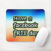 Facebook Free Day Mouse Pad Mousepad (Mit Mouse)