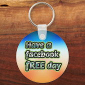 Facebook Free Day Schlüsselanhänger (Vorderseite)