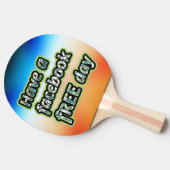 Facebook Free Day Tischtennis Schläger (Seitenansicht)