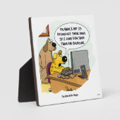 Facebook für Hunde Fotoplatte (Vorderseite)