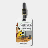 Facebook für Hunde Gepäckanhänger (Vorderseite vertikal)