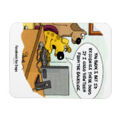 Facebook für Hunde Magnet (Horizontal)