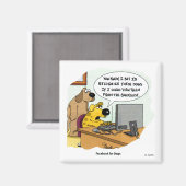 Facebook für Hunde Magnet (Vorderseite/Rückseite)