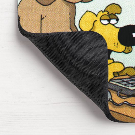 Facebook für Hunde Mousepad (Ecke)