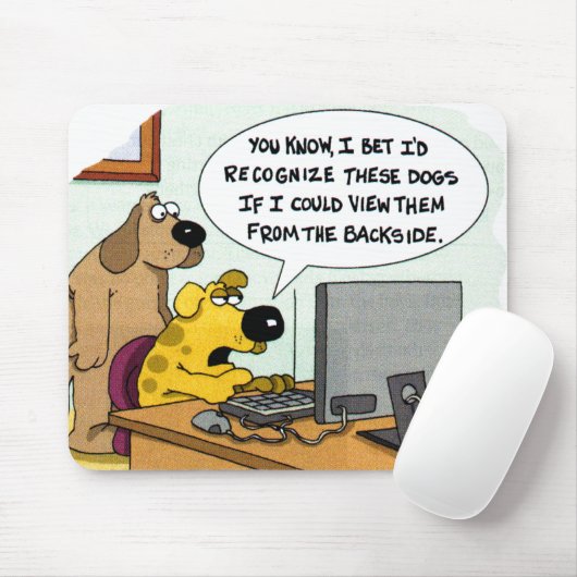 Facebook für Hunde Mousepad (Mit Mouse)