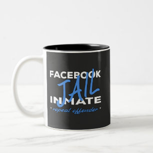 Facebook Gefängnisinsasse Zweifarbige Tasse