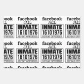 Facebook Haft wiederholt Straftäter Geschenkpapier Set (Vorderseite 2)