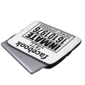 Facebook Haft wiederholt Straftäter Laptopschutzhülle (Vorne Knopf)