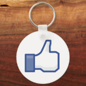 Facebook hält die grafische Schlüsselkette von LIK Schlüsselanhänger (Vorderseite)