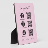 Facebook Instagram Tiktok QR Code Trendrosa