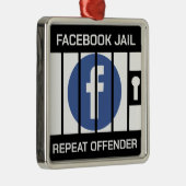 FACEBOOK JAIR REPEAT OFFENDER ORNAMENT AUS METALL (Rechts)