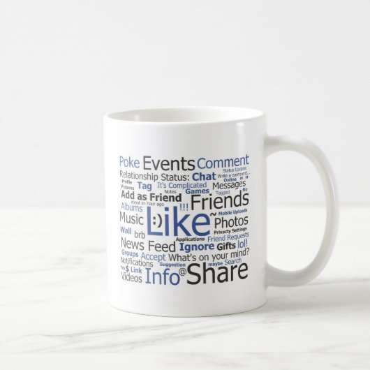 Facebook Kaffeetasse (Rechts)