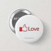Facebook Liebe-Knopf - Knopf Button (Vorne & Hinten)