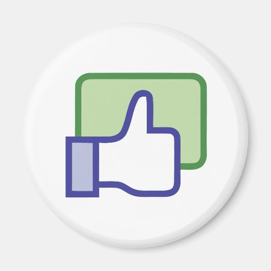 Facebook Like Button Magnet (Vorne)