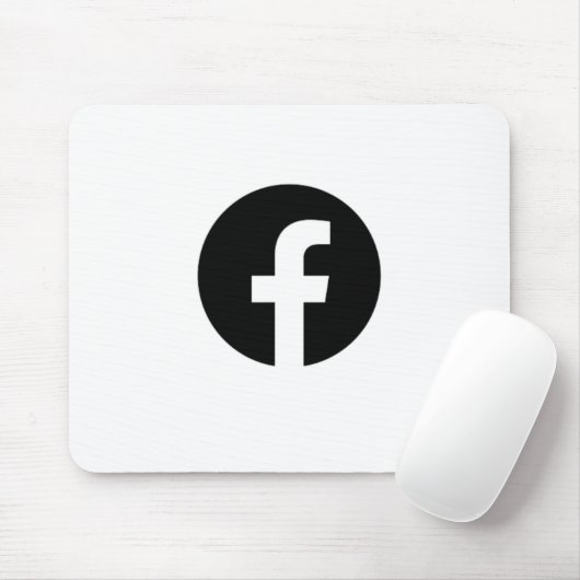 Facebook-Logo Mousepad (Mit Mouse)
