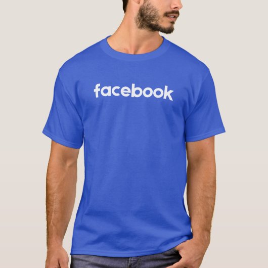 Facebook-Logo-T-Shirt T-Shirt (Vorderseite)
