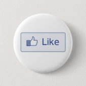 Facebook mögen button (Vorderseite)