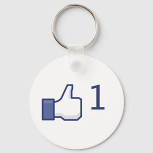 facebook mögen Knopf Schlüsselanhänger
