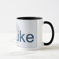Facebook mögen Knopf-Tasse