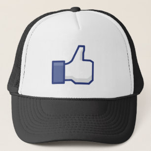 Facebook mögen Knopf Truckerkappe