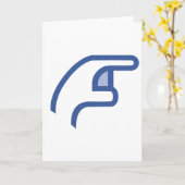 Facebook POKE Karte (Gelbe Blume)