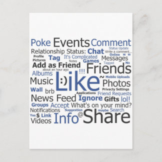 Facebook Postkarte