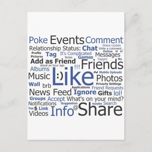 Facebook Postkarte (Vorderseite)