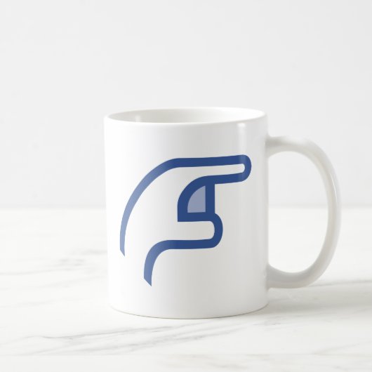 facebook STOSSEN mich Kaffeetasse (Rechts)