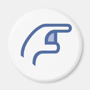 facebook STOSSEN mich Magnet