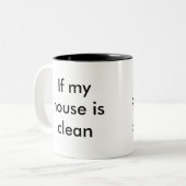 Facebook Süchtig-Tasse Zweifarbige Tasse (Vorderseite Links)