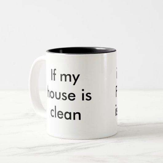 Facebook Süchtig-Tasse Zweifarbige Tasse (Vorderseite Links)