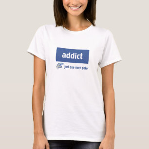Facebook Süchtiger T-Shirt