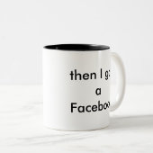 Facebook Tasse (VorderseiteRechts)