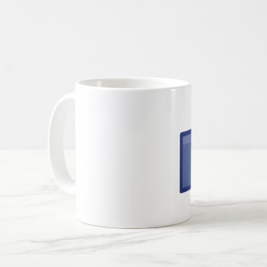 Facebook "wie" Tasse (Vorderseite Links)