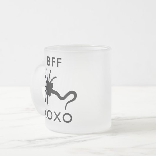 Facehugger - beste Freunde für immer (BFF) Mattglastasse (Vorderseite Links)