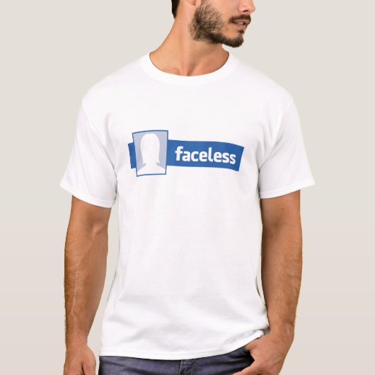 Faceless - Anti Social Media T-Shirt (Vorderseite)