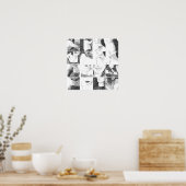 Faceless Collage Poster (Küche)