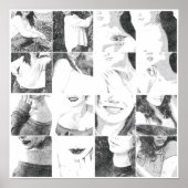 Faceless Collage Poster (Vorne)