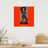 Faceless Dominikanische Keramik Doll, Muneca sin R Poster (Küche)